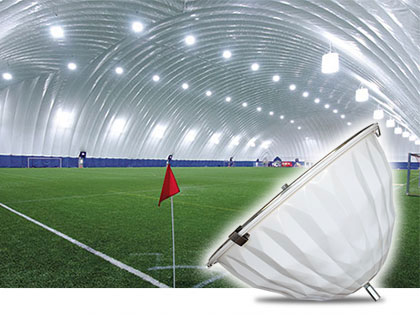 indoor soccer tennis lighting